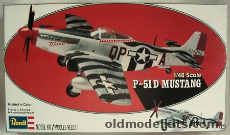 Revell 1/48 P-51D Mustang - Man O'War, H31 plastic model kit